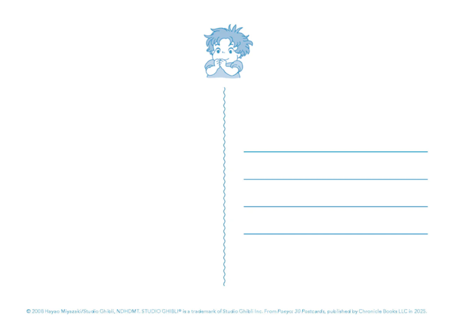 Studio Ghibli - Pnyo sulla scogliera: 30 Cartoline