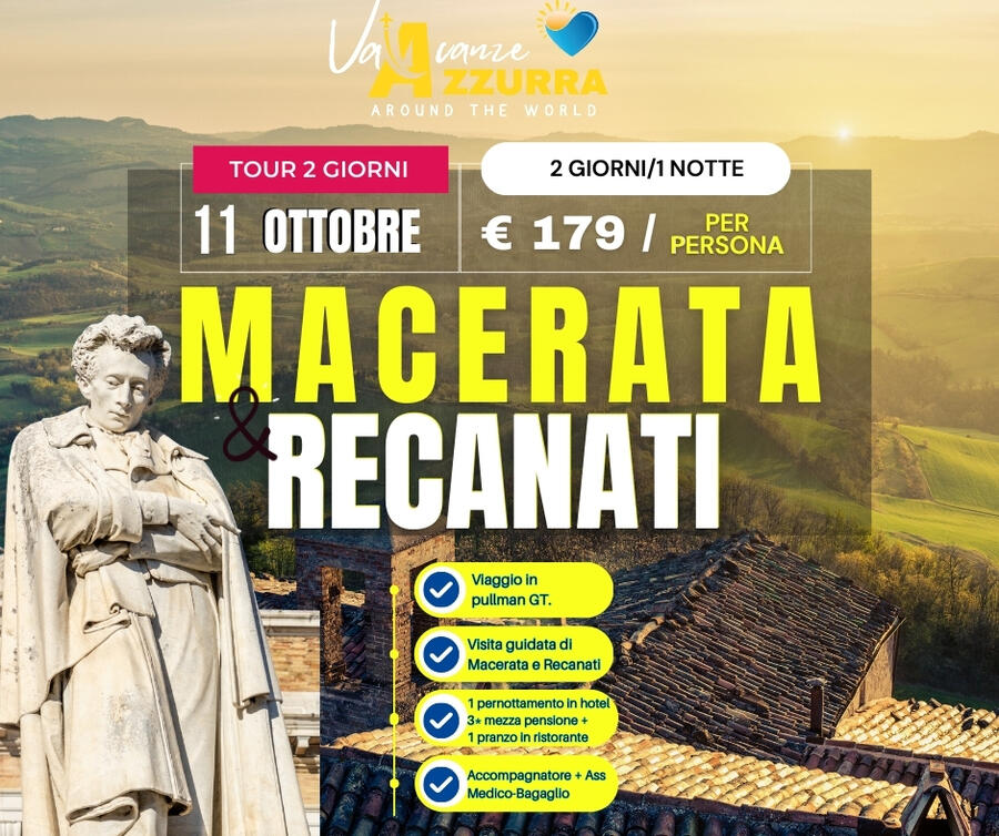  11 OTTOBRE 2025 MACERATA E RECANATI