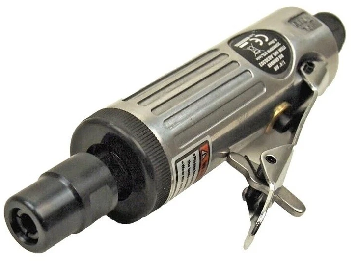 SMERIGLIATRICE AD ARIA COMPRESSA PNEUMATICA DA 1/4 CON 4 CODOLI - 2x6 mm + 2x3mm