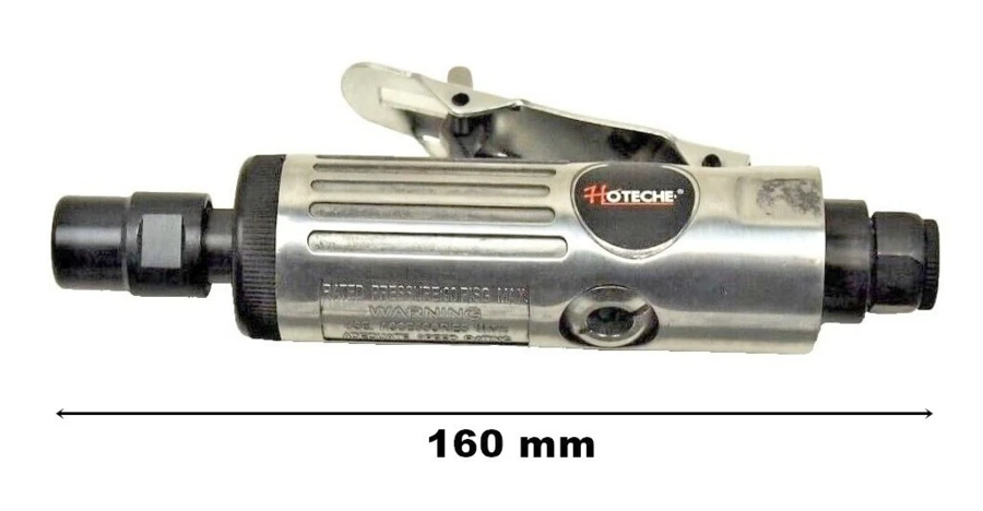 SMERIGLIATRICE AD ARIA COMPRESSA PNEUMATICA DA 1/4 CON 4 CODOLI - 2x6 mm + 2x3mm