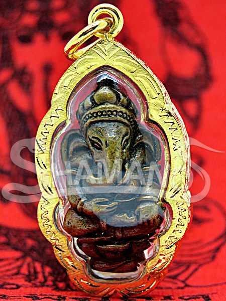 Amuleto Thailandese Piccolo Ganesh con Rito per Attirare Soldi