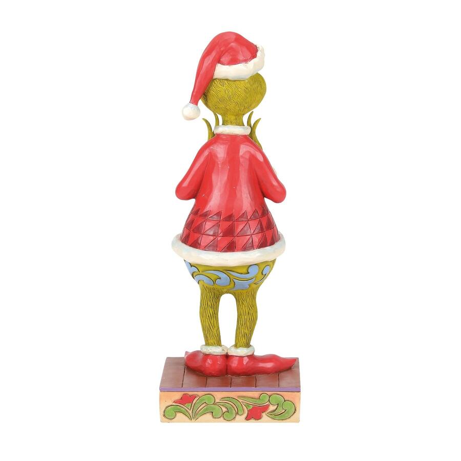Enesco - Natale 2025 - Grinch con Mani a Cuore – Statuetta Natalizia Jim Shore dipinta a mano
