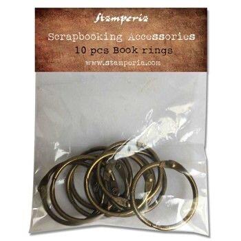 Conf 10 book rings dial cm 3 bruniti