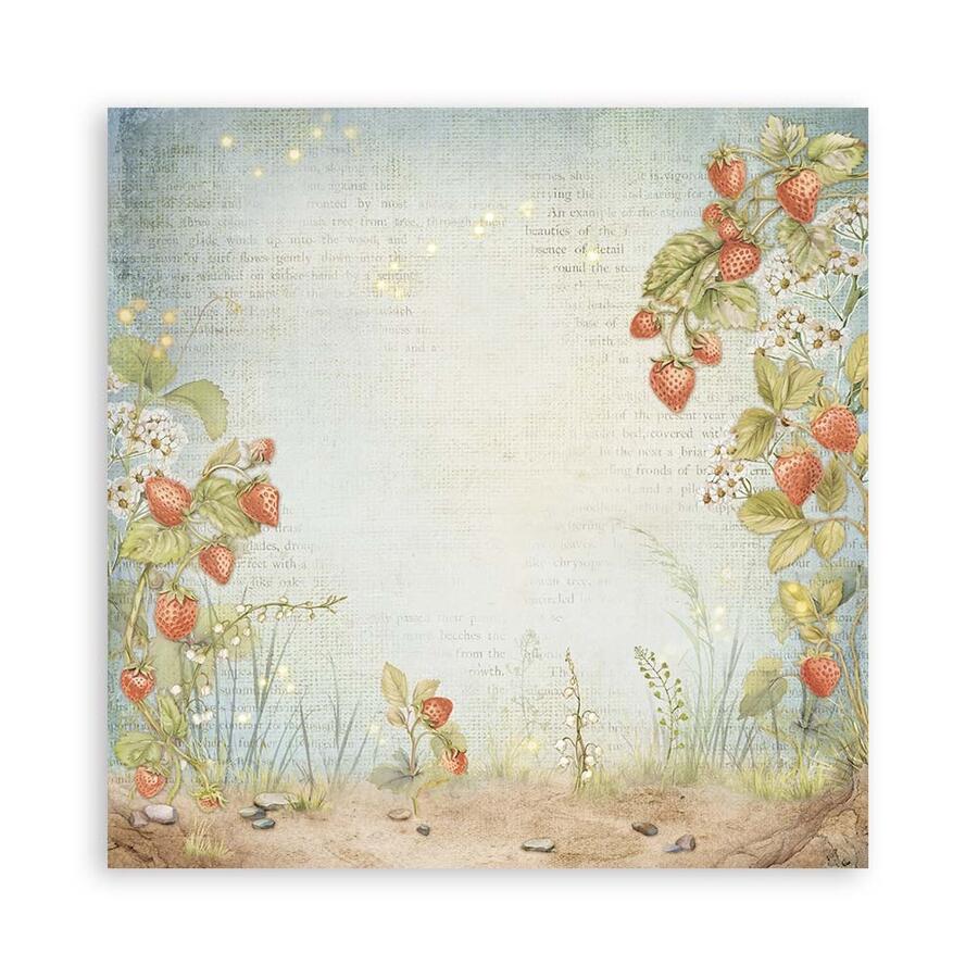 Blocco 22 fogli 20,3 x 20,3 single face Hidden Grove