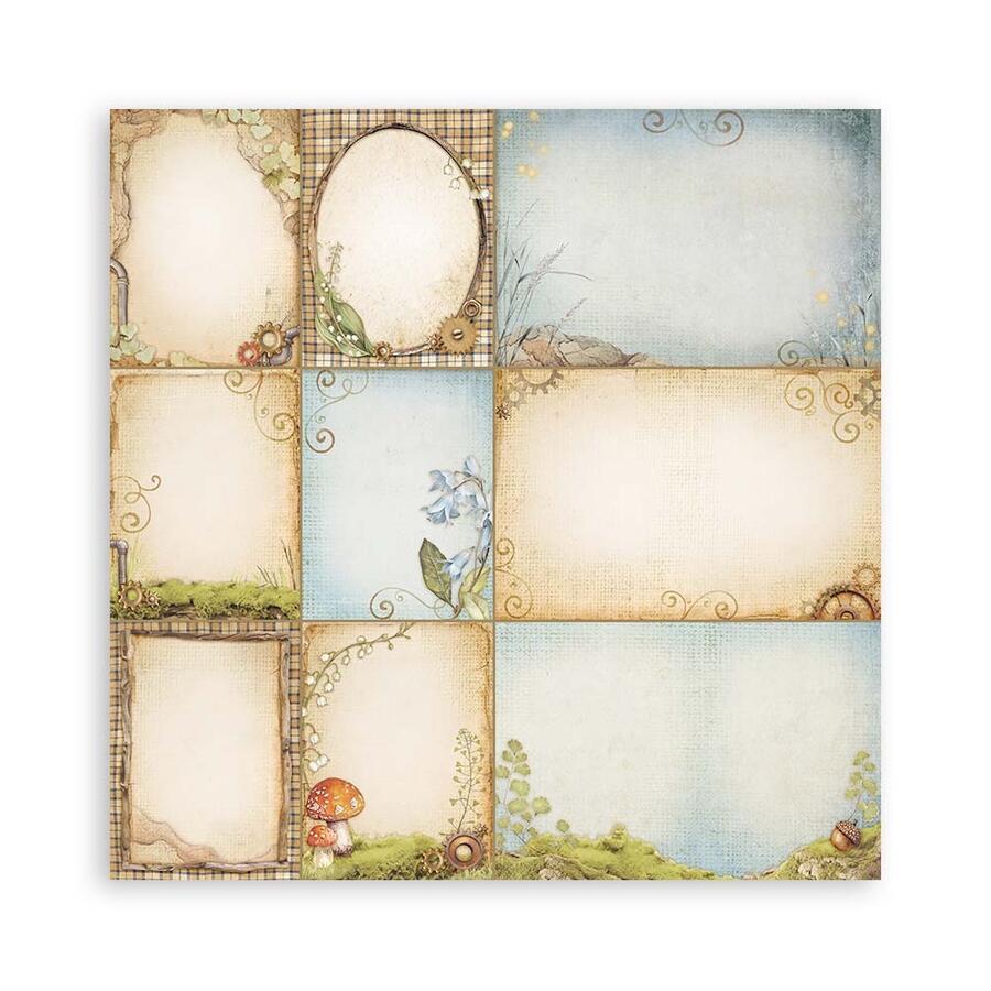 Blocco 22 fogli 20,3 x 20,3 single face Hidden Grove