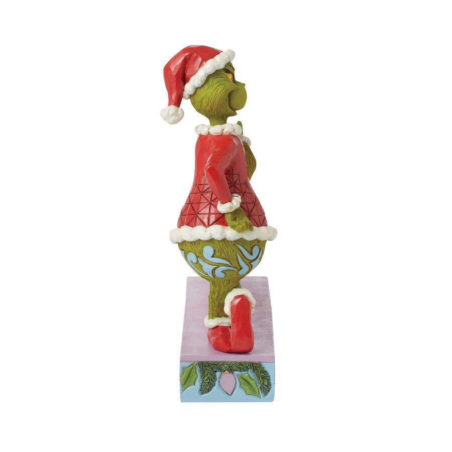 Enesco - Natale 2025 - Grinch “Merry Grinchmas” – Statuetta Natalizia Jim Shore dipinta a mano