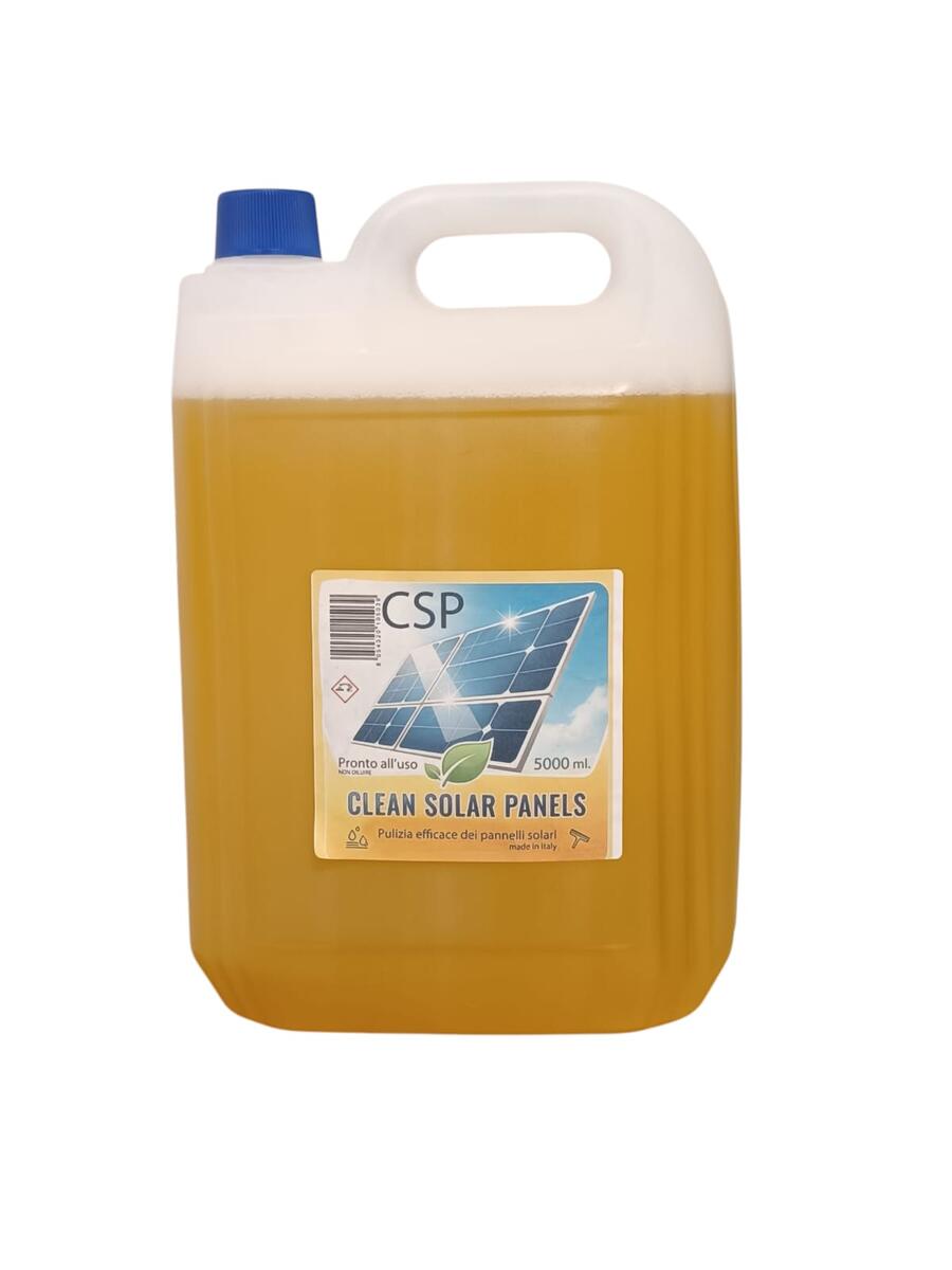 CSP DETERGENTE PULIZIA PANNELLI SOLARI DA 5000 ML. MADE IN ITALY