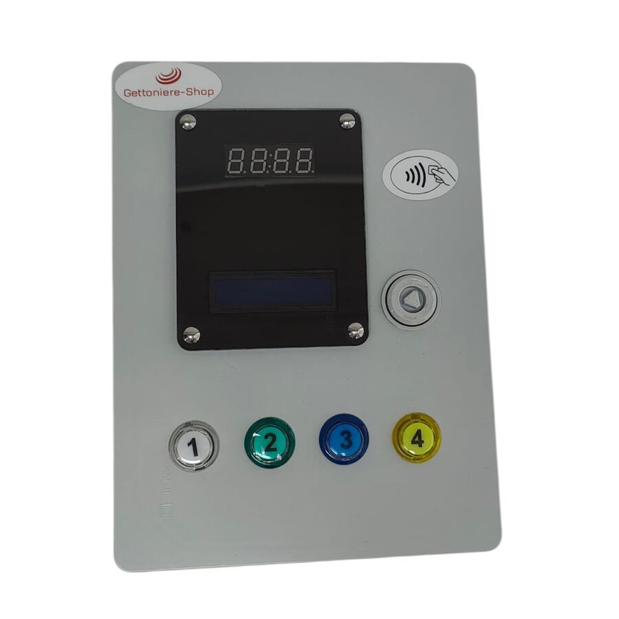 4 DOCCE - Lettore di Carte/Braccialetti per 4 docce + Programmatore