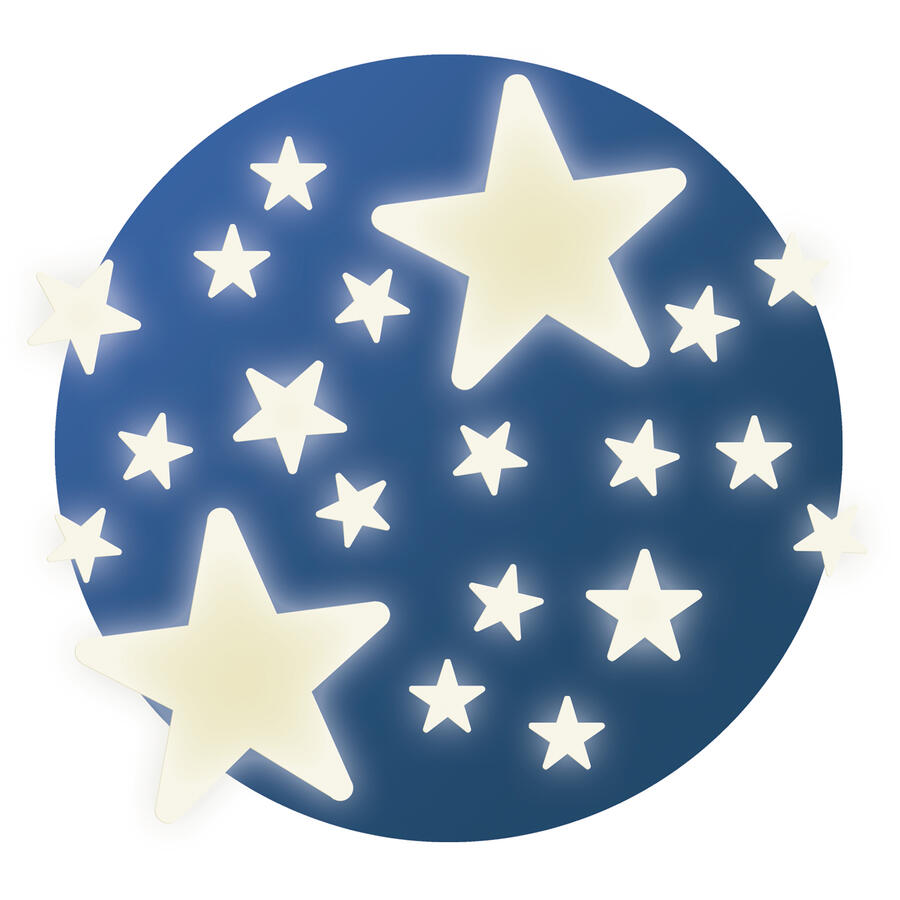 Stelle decorative fosforescenti