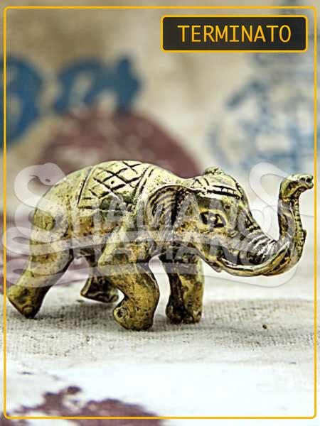 Elefante Portafortuna Originale Thailandese Attrarre Abbondanza