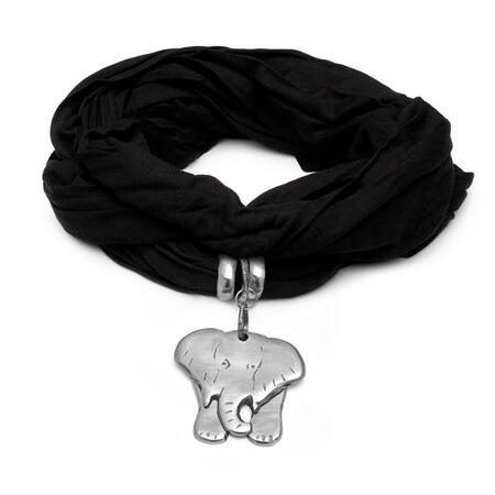 VESTOPAZZO SCIARPA GIOIELLO ELEFANTE
