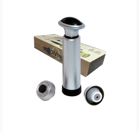 Wald - Pompa Vacuum Salvavino con 2 Tappi