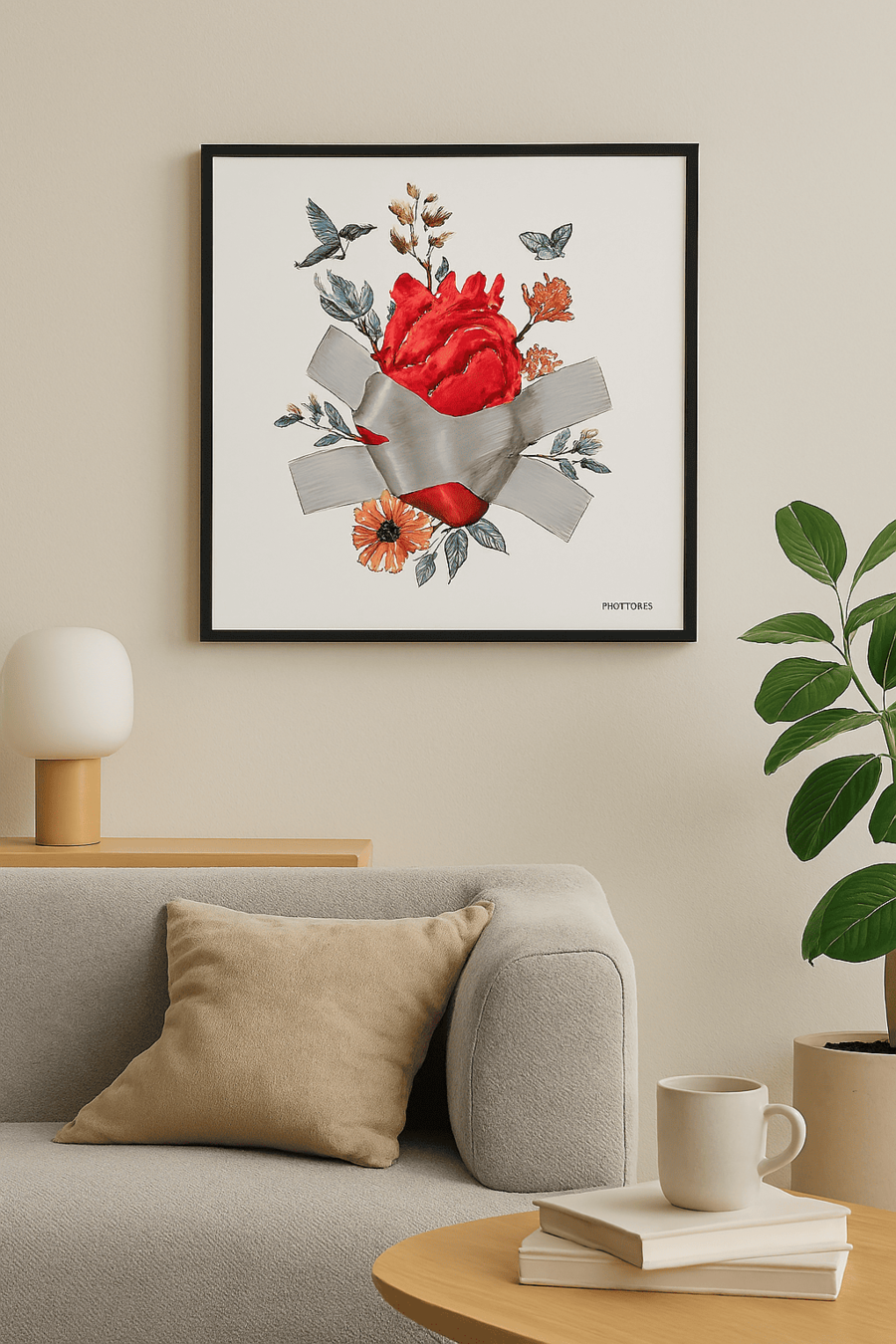 Sequenze - Back to Life – Opera d’Arte  Quadtro 40×40 cm sulla Rinascita e la Resilienza