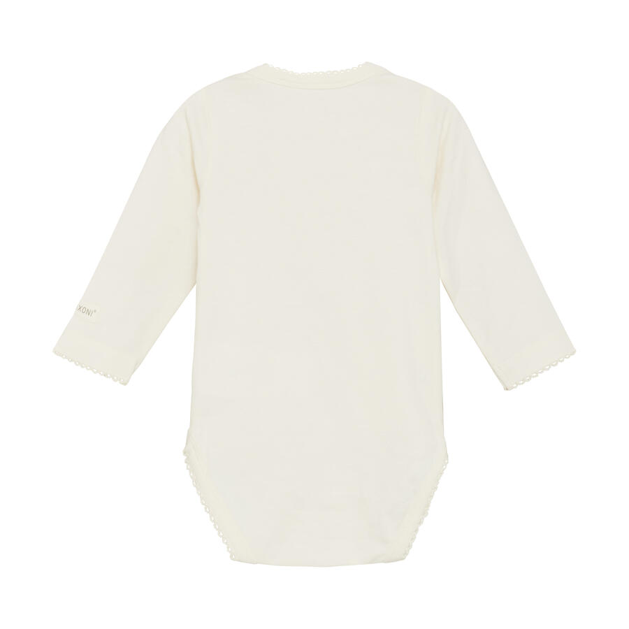Wrap Body a manica lunga in jersey – Modal & Cotone - Eggnog
