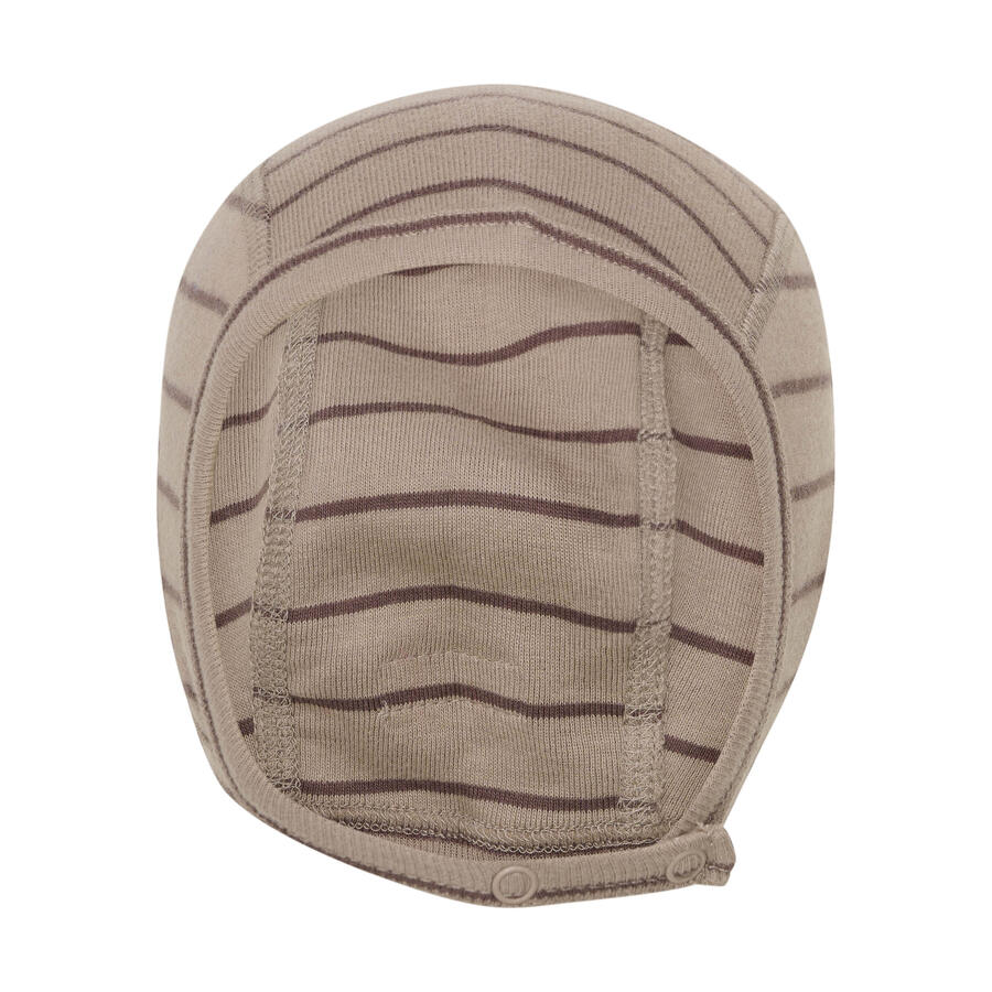 Cappellino Neonato in Cotone Organico – Mocha Meringue