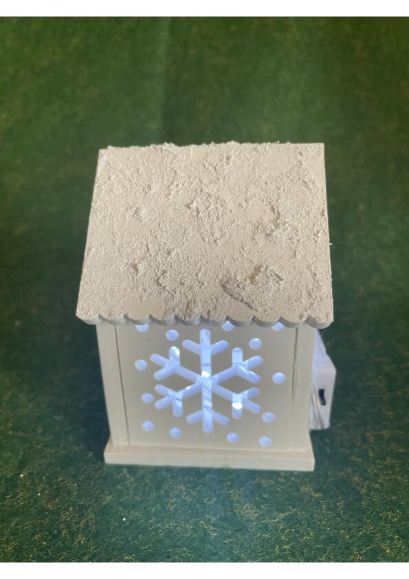 Casetta in polvere di ceramica