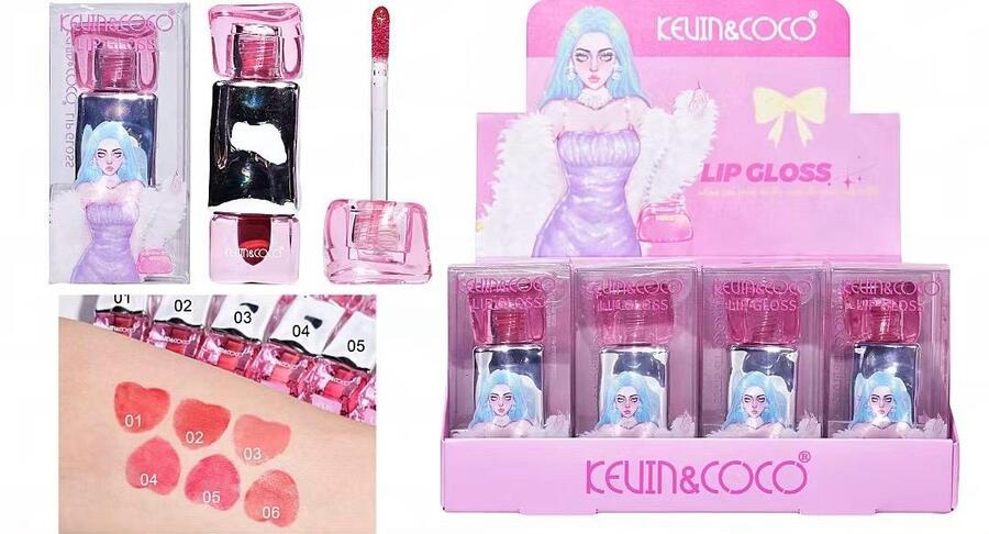 KEVIN & COCO LIPGLOSS  
 [Confezione da 24 pezzi]