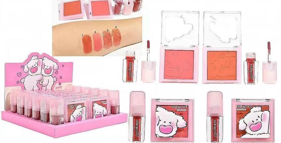 KEVIN & COCO LUCIDALABBRA+ BLUSH
 [Confezione da 12 pezzi]