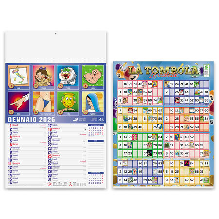 Calendario "Illustrato Cabala" Personalizzato PA114
