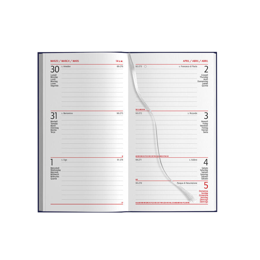 Agendina settimanale 8x15 Personalizzata PB550 da 100 pz