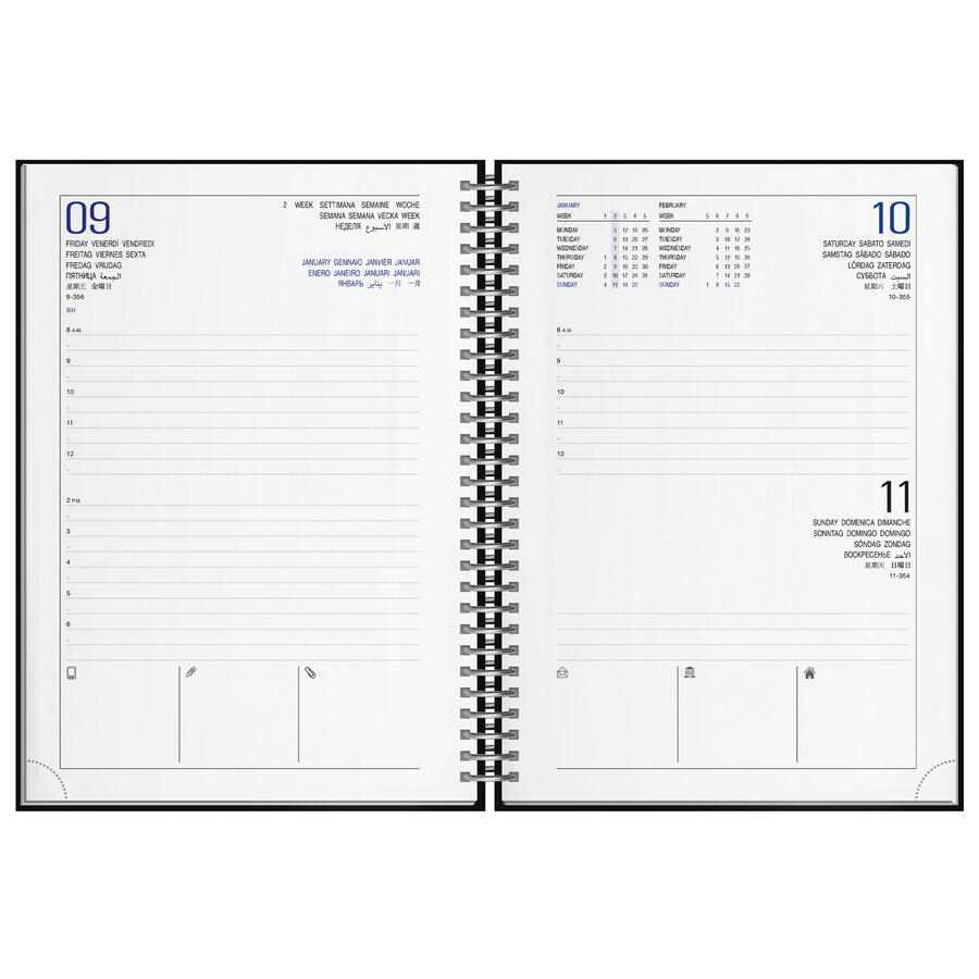 Agenda Spiralata Giornaliera 15x21 Personalizzata PB375 da 20 pz