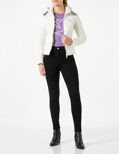 Giocoso Giubbino Donna Pinko , bianco, modello Slim, Tecnico 100 gr.