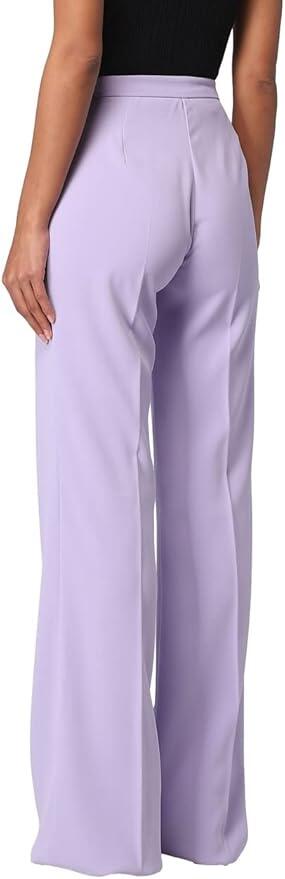Pinko Pantalone Donna Hulka Crepe Stretch Colore Purple