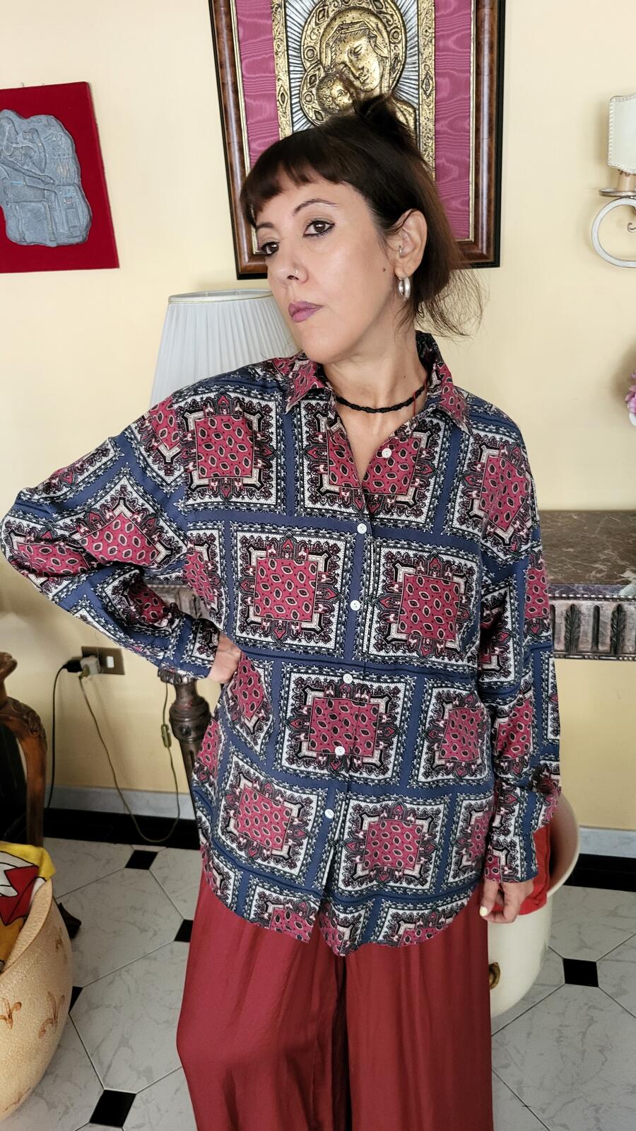 Camicia Paisley Bandana 