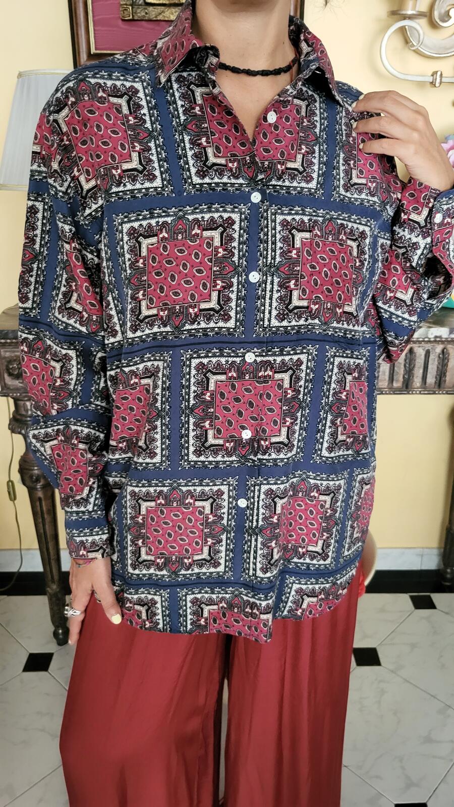 Camicia Paisley Bandana 