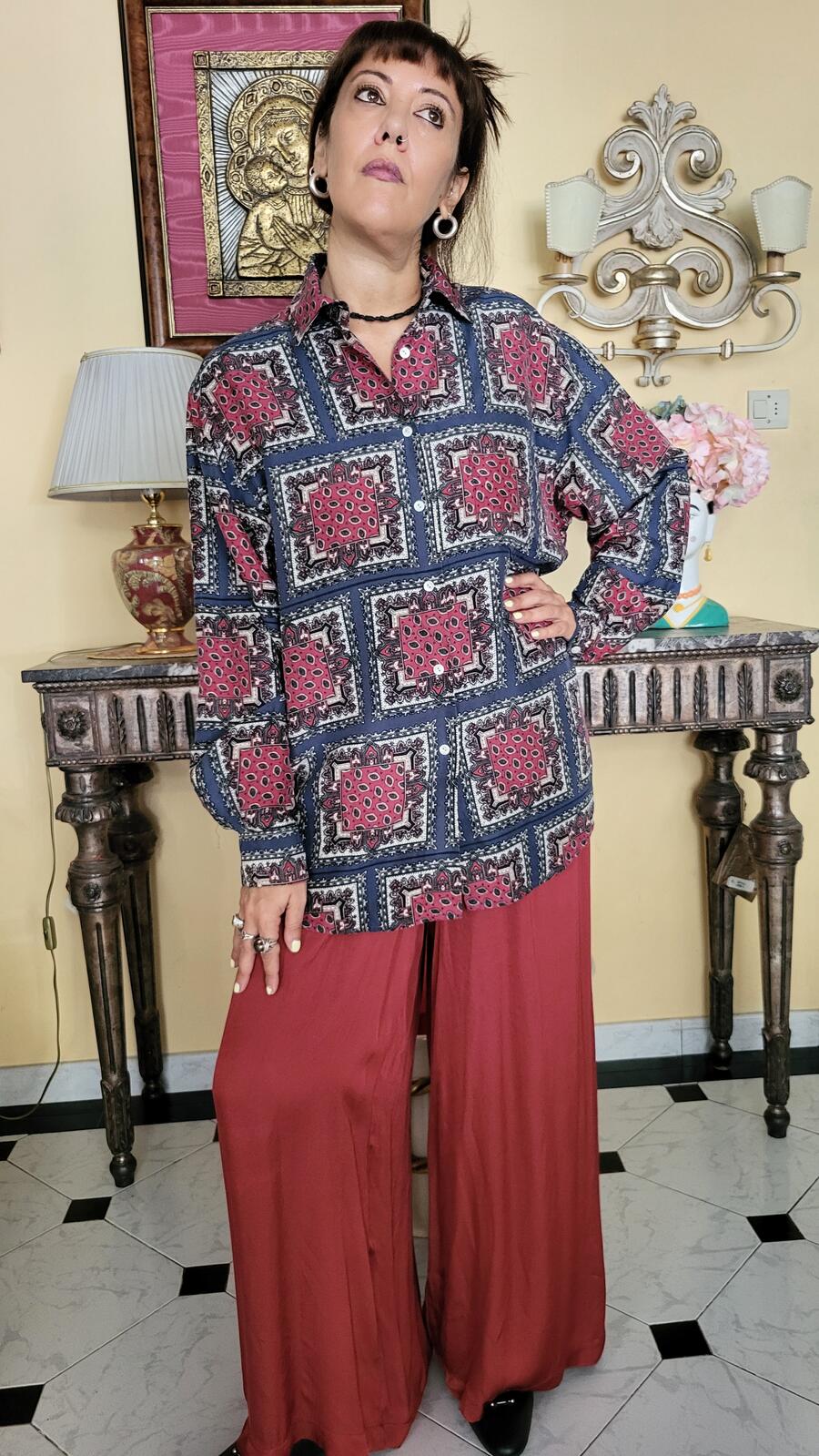 Camicia Paisley Bandana 