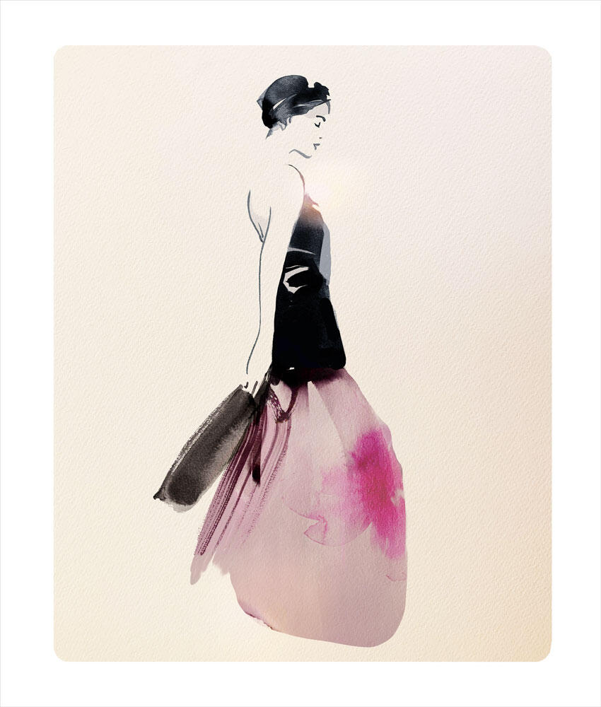 SOPHIE GRIOTTO, DIGIGRAFIA FIRMATA E NUMERATA: SILHOUETTE INTEMPORELLE