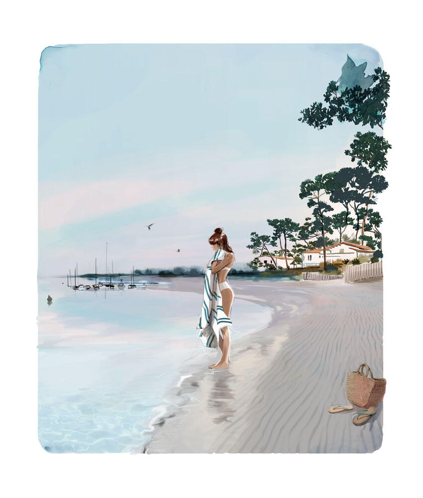 SOPHIE GRIOTTO, DIGIGRAFIA FIRMATA E NUMERATA: DERNIER BAIN