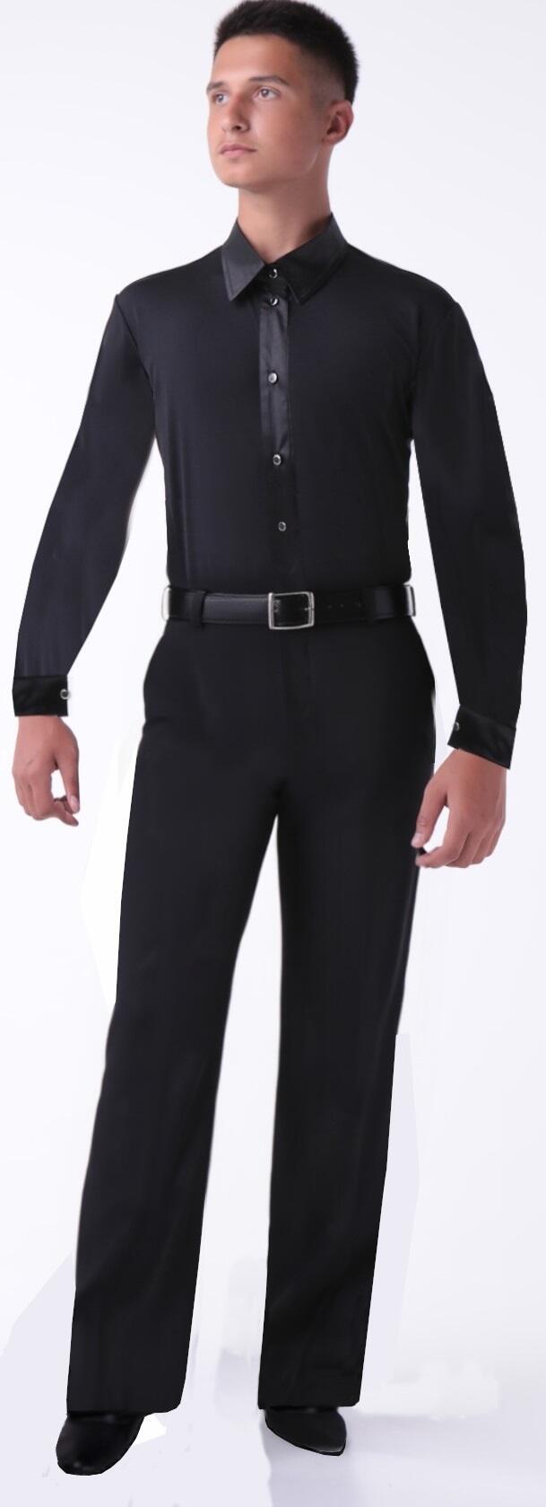 Pantaloni da ballo larghezza media con 2 tasche laterali e senza pences 7-0015U