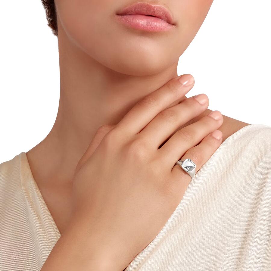 DoDo Anello Sigillo Argento & Diamante 