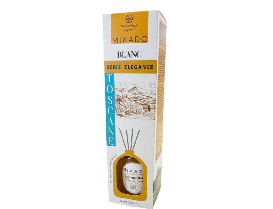 SUNSET WORLD BLANC TOSCANE PROFUMATORE PER AMBIENTE DA 100 ml
 [Confezione da 12 pezzi]