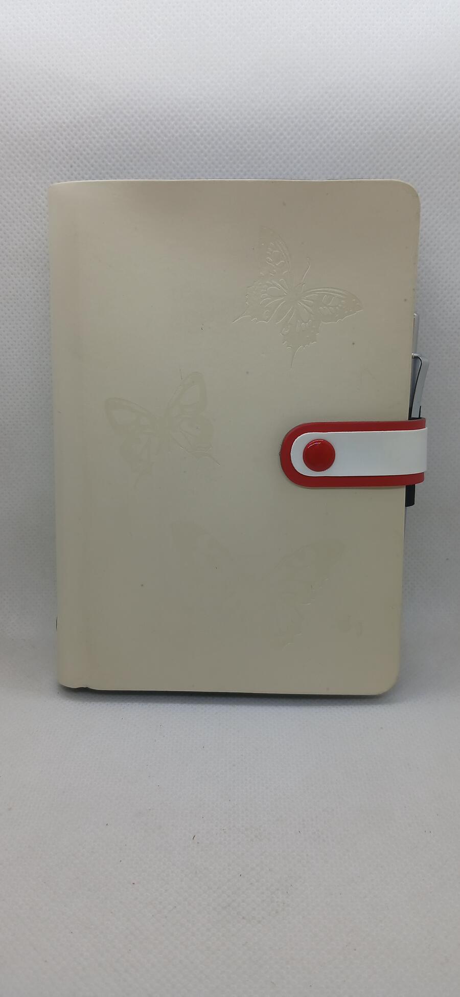 Agenda Organizer ad Anelli con Penna – formato Small 7,7x12,7 cm - fantasia Farfalle