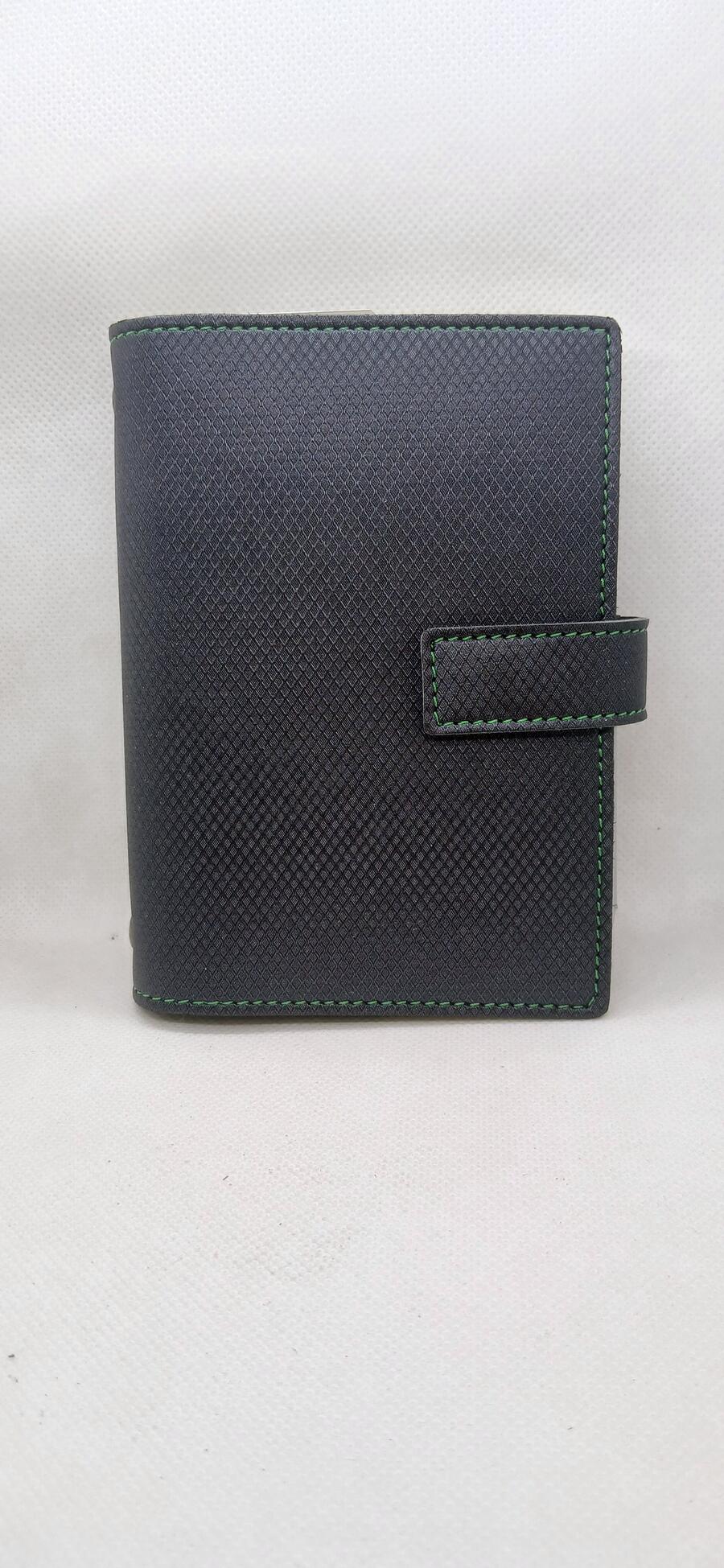 Agenda Organizer ad Anelli con Penna – formato Small 7,7x12,7 cm - Bicolore