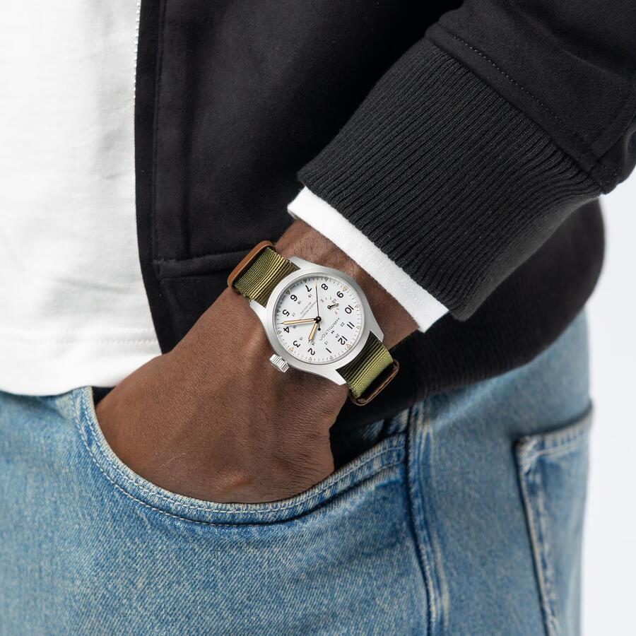 Hamilton KHAKI FIELD MECHANICAL POWER RESERVE 40MM 