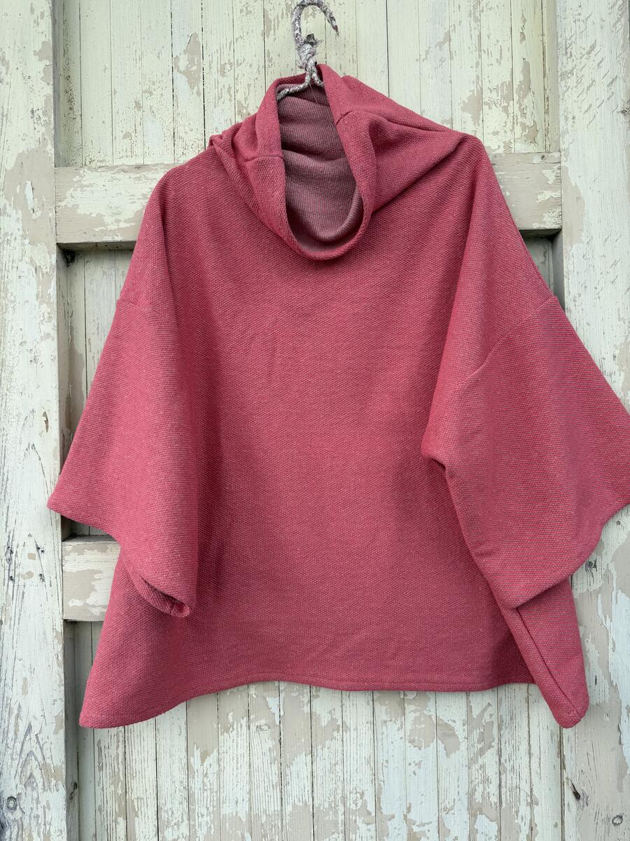 Felpa rosa/arancio