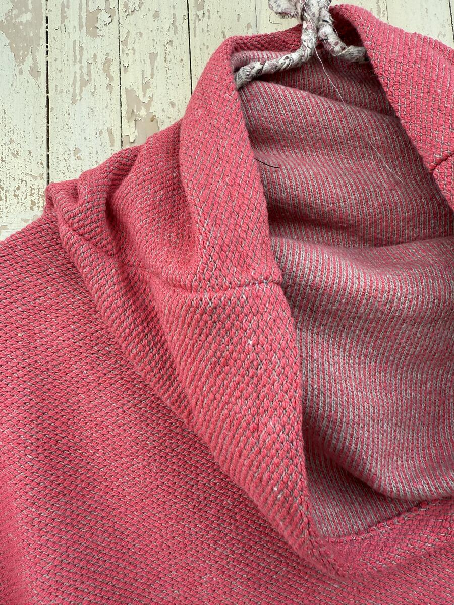 Felpa rosa/arancio