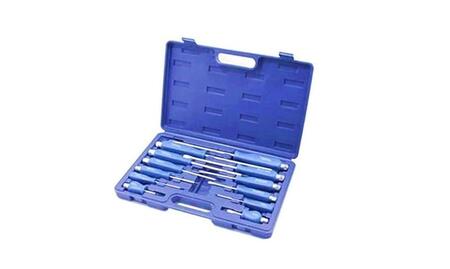 KIT SET 12 CACCIAVITI CON MANICO AD IMPATTO CACCIAVITE IMPATTO A CROCE E TAGLIO