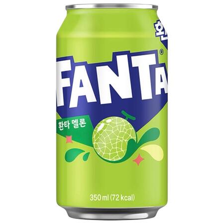Fanta melone verde 350ml from Korea 