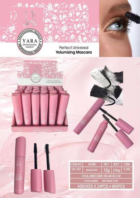 YARA MASCARA VOLUMIZING
 [Confezione da 24 pezzi]