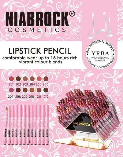 NIABROCK LIPSTICK PENCIL YARA
[Espositore da 144 pzz]
