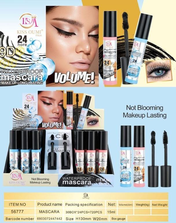 KISS OUMI MASCARA WATERPROOF  24 H
 [Confezione da 24 pezzi]