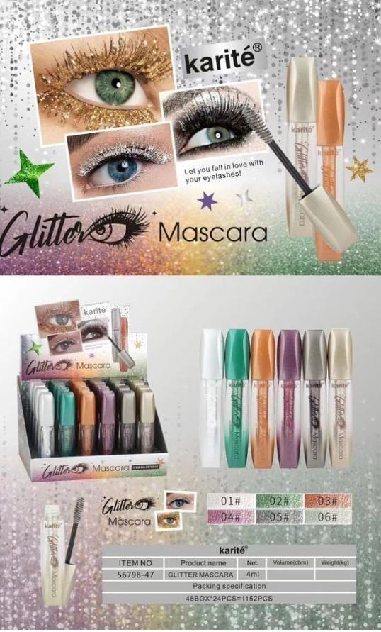 KARITE' MASCARA  GLITTER
 [Confezione da 24 pezzi]
