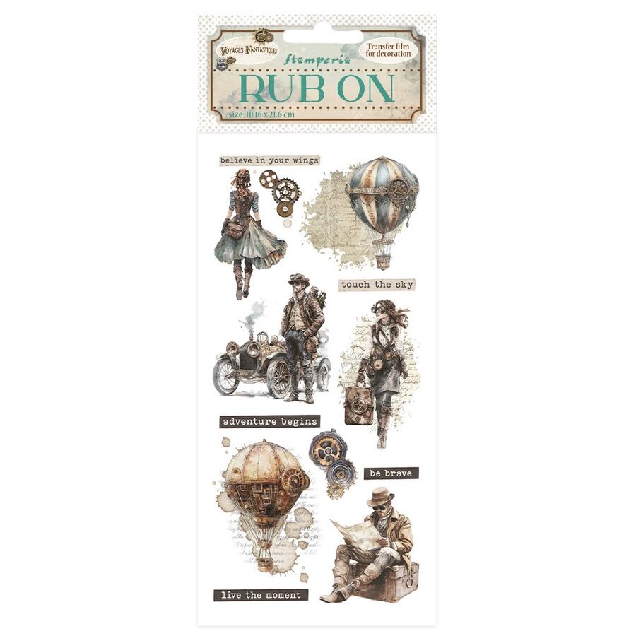 Rub-on Voyages Fantastiques Esploratori