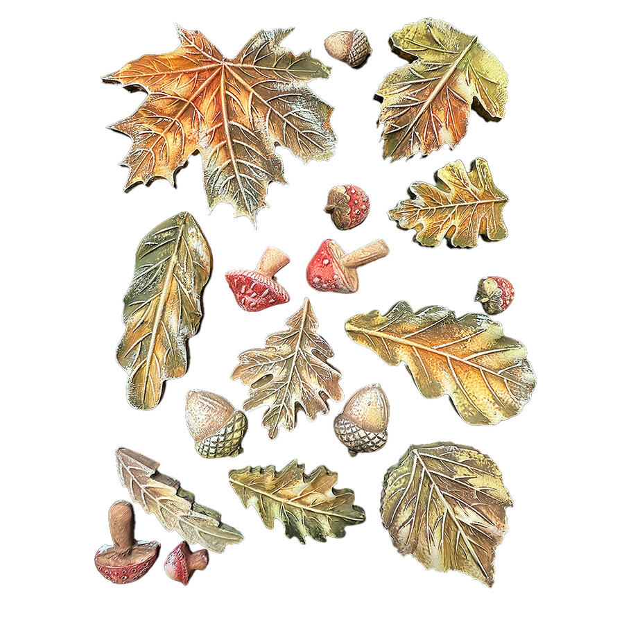 Stampo morbido A5 Whispering Woods Foglie