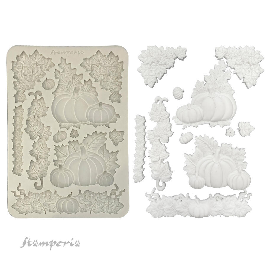 Stampo in silicone A5 Whispering Woods Zucche