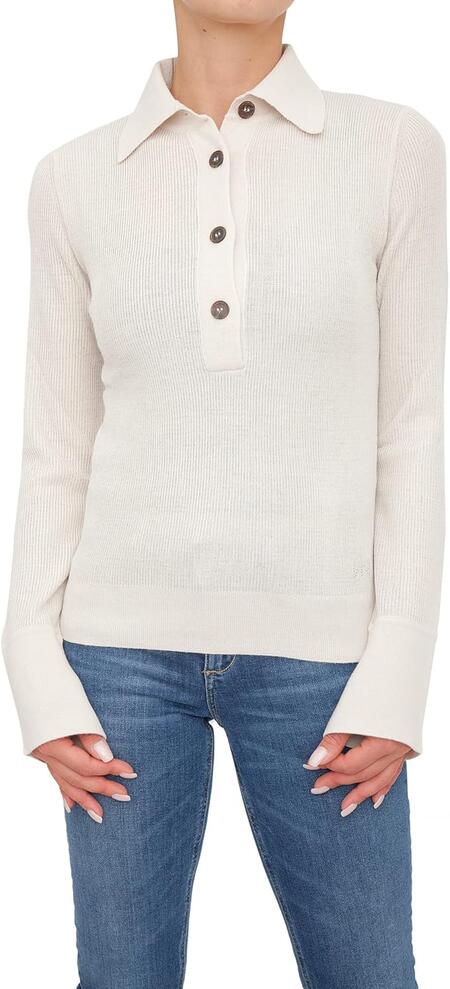 Nenette  Milano, Maglia Donna mod. Maby  34T J , colore alabastro , taglia S